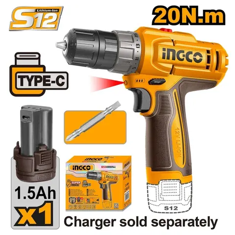 12V Cordless Drill 20Nm
