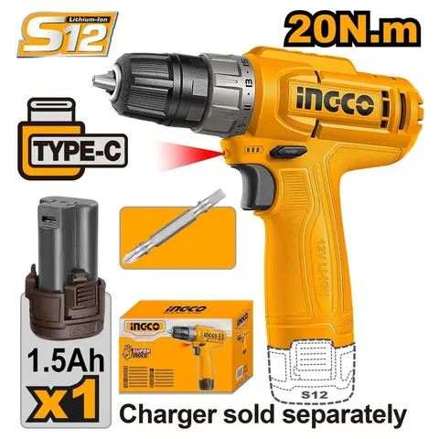 12V Cordless Drill 20Nm