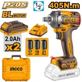 20V Cordless Impact Wrench Brushless 405Nm — 1