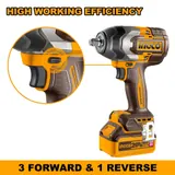 20V Cordless Impact Wrench Brushless 850Nm — 4