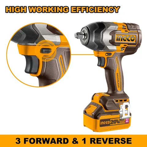 20V Cordless Impact Wrench Brushless 850Nm — 4