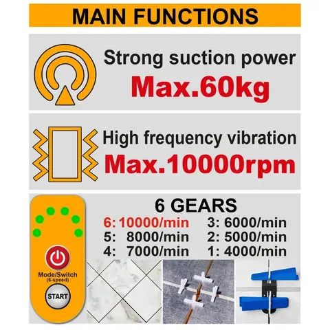 20V Cordless Tile Vibration Machine — 4