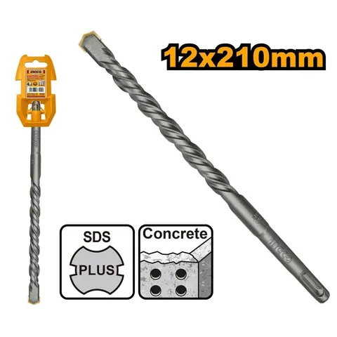 SDS Plus Hammer Drill Bit 12x210mm
