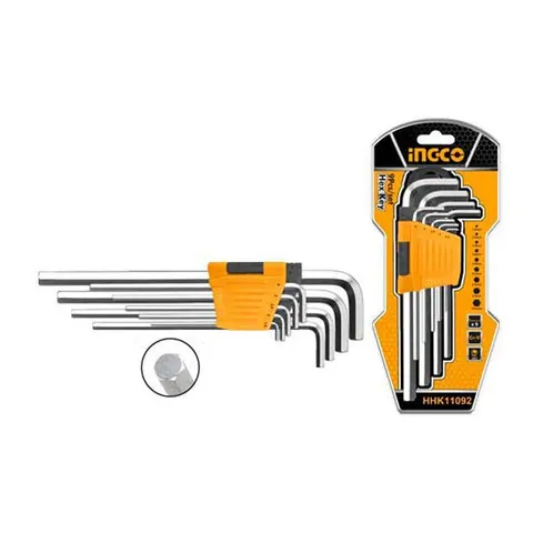 طقم مفاتيح ألن (Hex Key) انجكو 9 قطع — 2