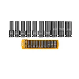 10 Pcs 1/2" deep impact socket set — 2