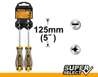 طقم مفكات انجكو قطعتين (SL6.5 / PH2)