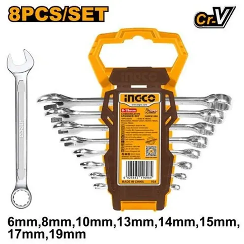 Combination Spanner 8Pcs Set