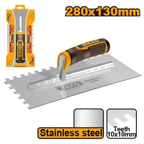 Plastering Trowel with Teeth 280mm